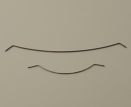 Eckspanndrähte 145x1.6mm Eckspanndrähte 145x1.6mm