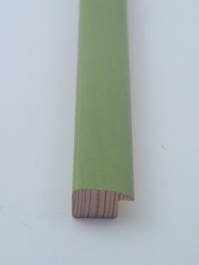 2,5cm maple veneer, pale green