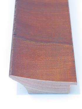 7cm olive veneer, red brown