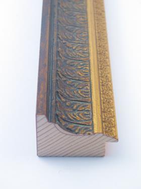 5cm dark copper, decorated