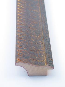 5cm dark copper, decorated