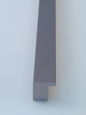 2,5cm metallic-grau, matt