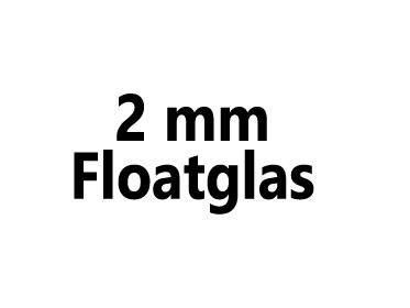 2mm Floatglas 6,4m2