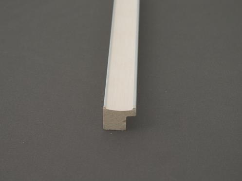 2cm off-white with silver edge
