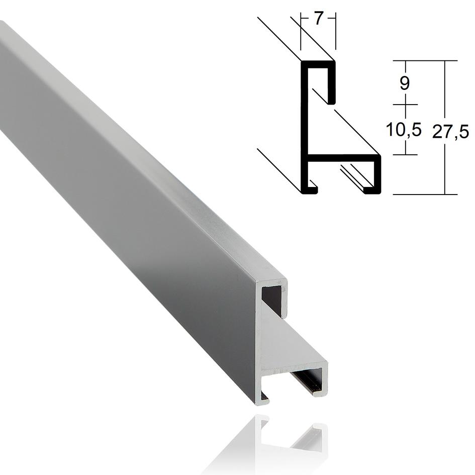 0,7cm steel grey - 92,8m