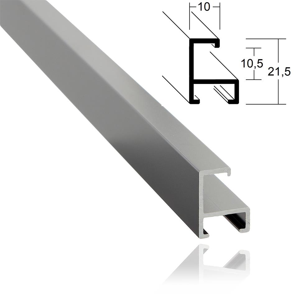 1,0cm steel grey - 116m