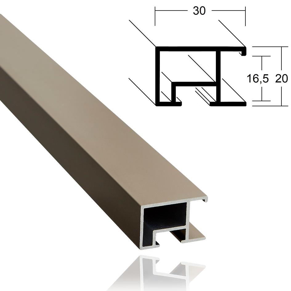 3,0cm champagner matt - 46,4m