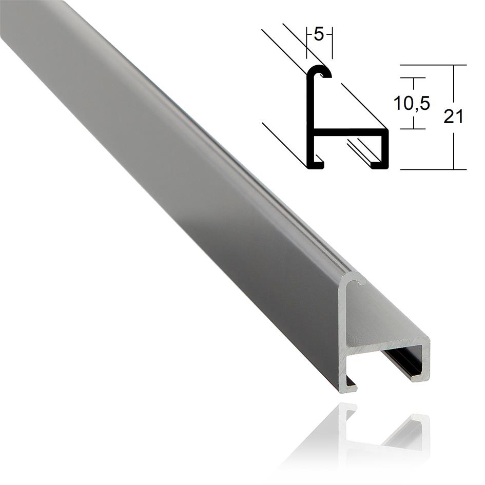0,5cm steel grey - 116m