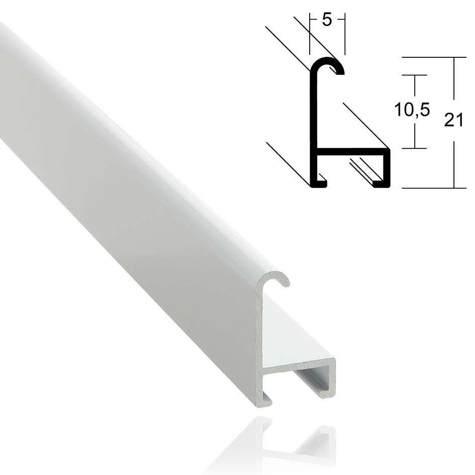 0,7cm weiß matt -92,8m