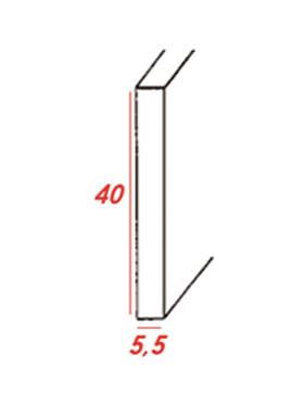 spacer h 40mm/ bog