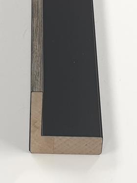 0,6cm Floater black, f. silver