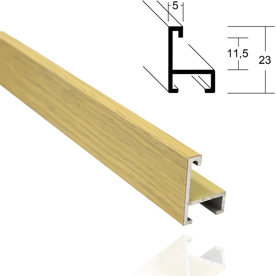 Alu 0,6cm Past.maisgelb, furn.