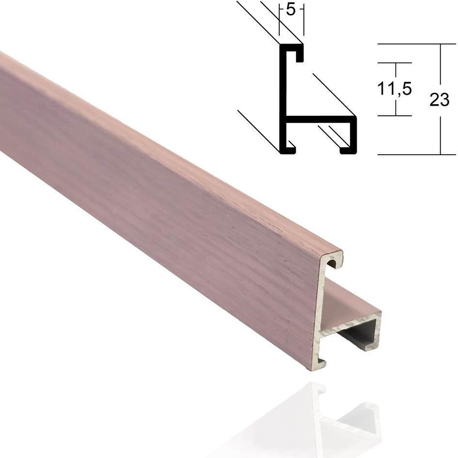 Alu 0,6cm Past. flieder, furn.