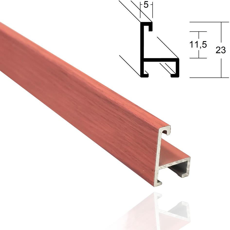 Alu 0,6cm Past.altrosa, furn.