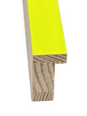 1,8cm Ahorn, oben neongel  1,8cm Ahorn, oben neongel