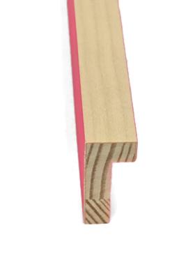 1,3cm Ruecken, Lichte neonrot 1,3cm Ruecken, Lichte neonrot