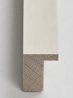 2,5cm Ahorn furn.wei&szlig;-elfenb.