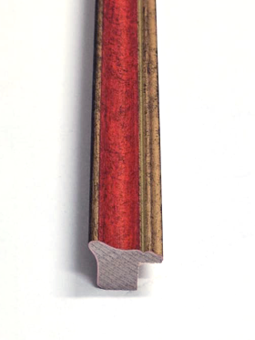 2cm gold/ziegelrot