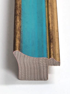 3,5cm gold/t&uuml;rkis