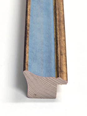 3,5cm gold/hellblau
